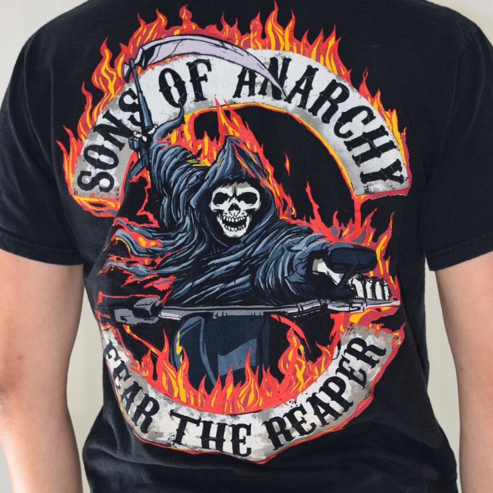 Sons of Anarchy Black Short Sleeve Tee